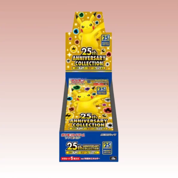 DISPLAY JAPANESE POKEMON 25 ANNIVERSARY COLLECTION S8A